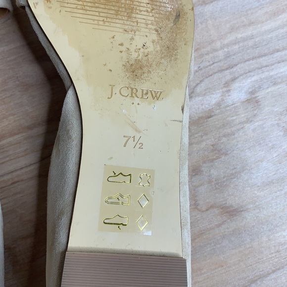 J. Crew Factory Fawn Tan Pointy Loafer Slip On Flats Size 7.5 - Picture 9 of 9